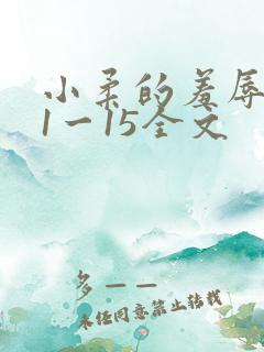 小柔的羞辱日记1一15全文