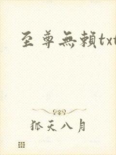 至尊无赖txt