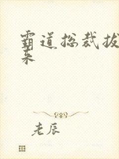 霸道总裁拔不出来