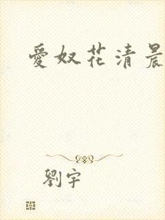 爱奴花清晨