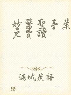 妙医圣手叶皓轩免费读