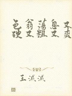 色翁荡息又大又硬又粗又爽电影