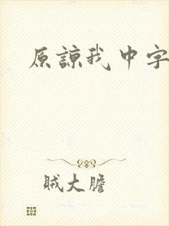 原谅我中字