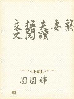 交换夫妻系列全文阅读