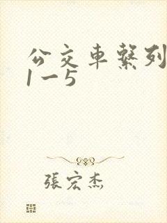 公交车系列合集1一5