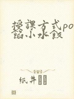 授课方式po肉馅小水饺