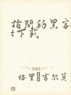 指间的黑客txt下载