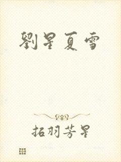 刘星夏雪