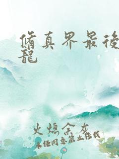修真界最后一条龙