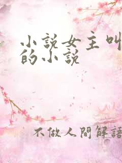 小说女主叫洛蓝的小说