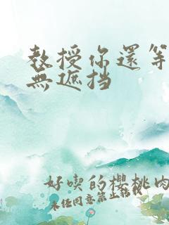 教授你还等什么无遮挡