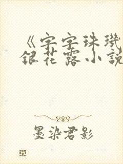 《字字珠玑》金银花露小说