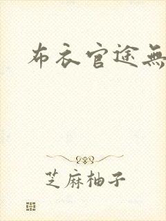 布衣官途无弹窗