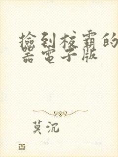 捡到校霸的遥控器电子版