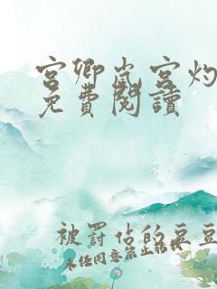 宫卿岚宫灼小说免费阅读