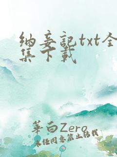 纳妾记txt全集下载