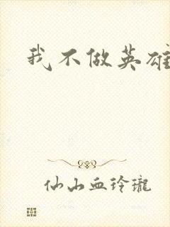 我不做英雄