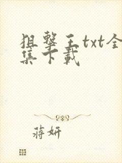 狙击王txt全集下载