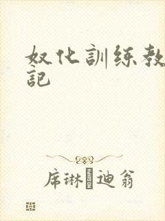 奴化训练教程日记