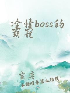 冷情boss的霸宠