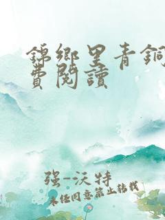锦乡里青铜穗免费阅读
