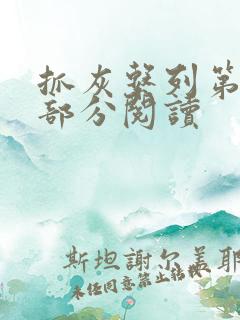 抓灰系列第33部分阅读