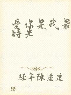 爱你是我最好的时光