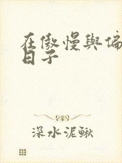 在傲慢与偏见的日子