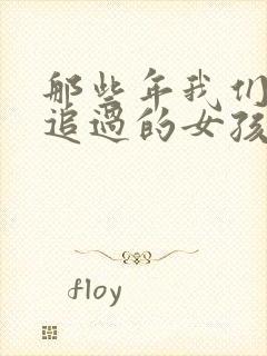 那些年我们一起追过的女孩小说