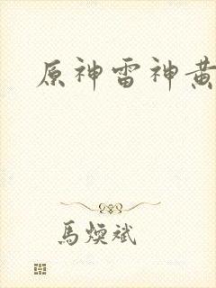 原神雷神黄本本