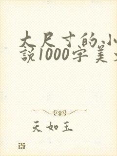 大尺寸的小黄说说1000字美文