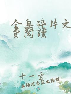 全息碎片文轩免费阅读