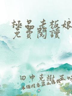 极品老板娘全文免费阅读