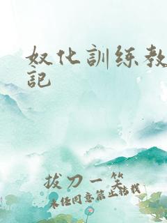 奴化训练教程日记