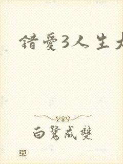 错爱3人生大事