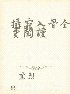 摄宠入骨全文免费阅读