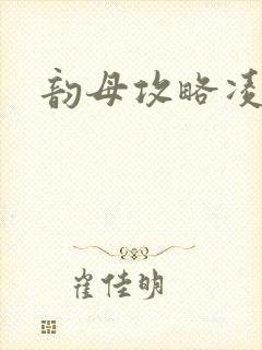 韵母攻略凌小东