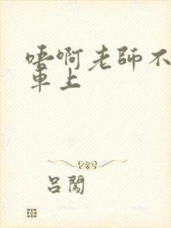 唔啊老师不可以车上