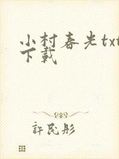 小村春光txt下载