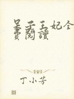 呆子王妃全文免费阅读