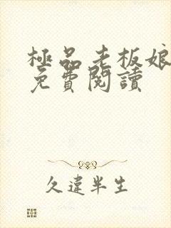 极品老板娘全文免费阅读