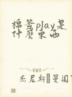 棉签play是什么东西