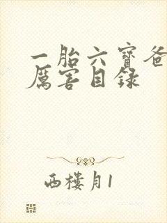 一胎六宝爸比好厉害目录