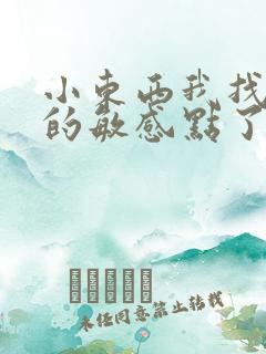 小东西我找到你的敏感点了