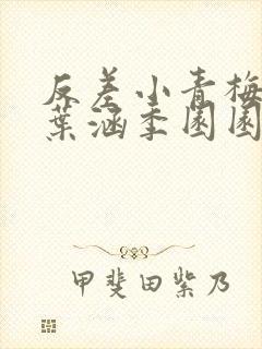 反差小青梅不经叶涵季园园