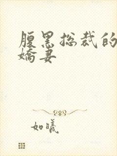 腹黑总裁的双面娇妻