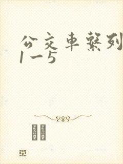 公交车系列合集1一5