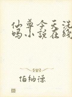 仙尊今天洗白了吗小说在线阅读