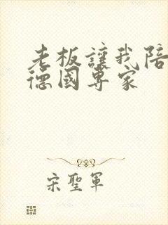 老板让我陪两个德国专家