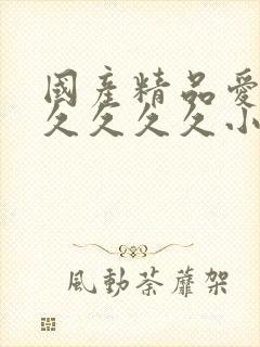 国产精品爱久久久久久久小说